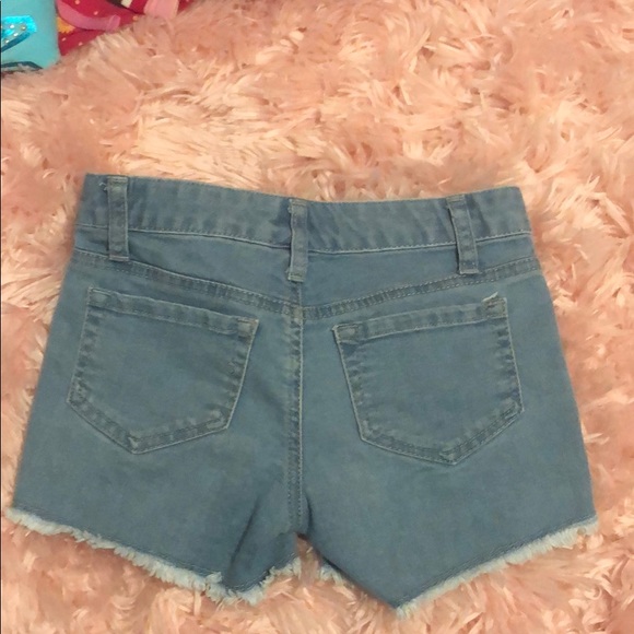 Justice sequin flip jean shorts - Picture 2 of 5